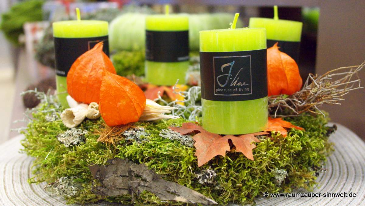 Herbstkranz für milde Abende