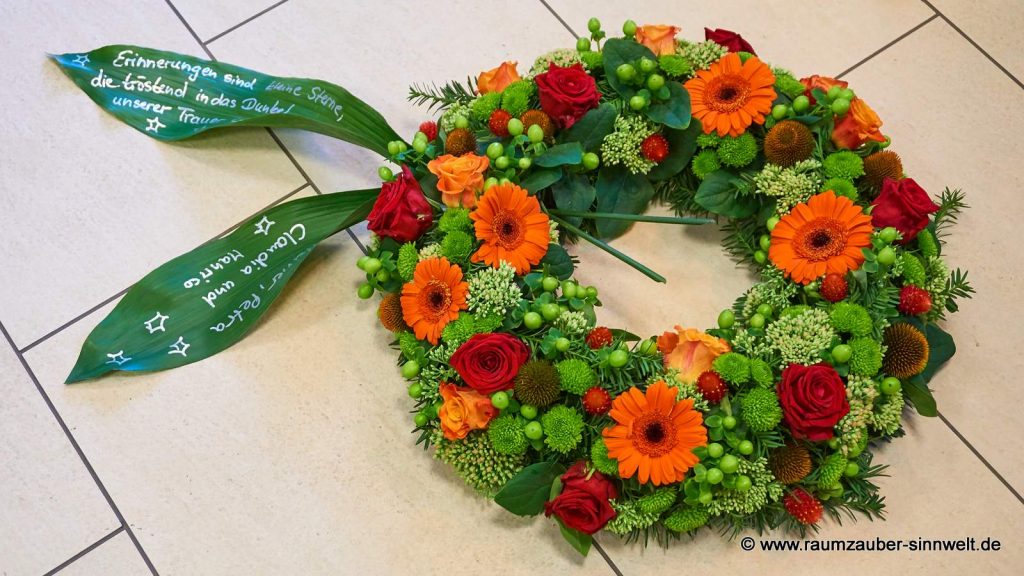 Trauerkranz Bilder: Zeichnen lernen mit einem besonderen Motiv