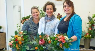 Team Raumzauber-Sinnwelt: Freude an Blumen und Pflanzen und Spaß bei der Arbeit