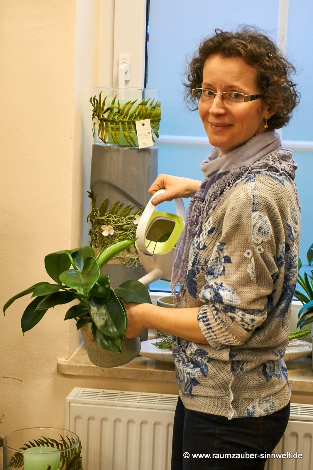 Team Raumzauber-Sinnwelt: Freude an Blumen und Pflanzen und Spaß bei der Arbeit