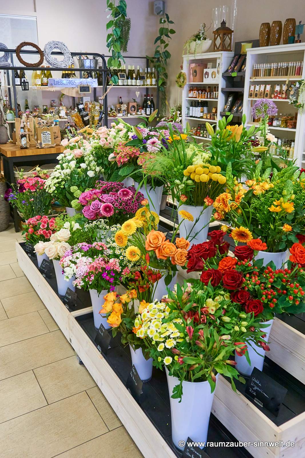 Täglich frische Schnittblumen in Ihrer Raumzauber-Sinnwelt