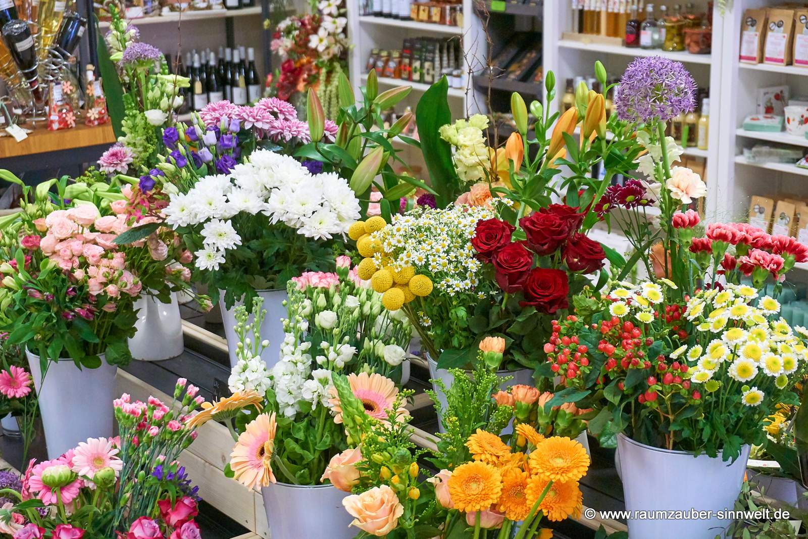 Täglich frische Schnittblumen in Ihrer Raumzauber-Sinnwelt