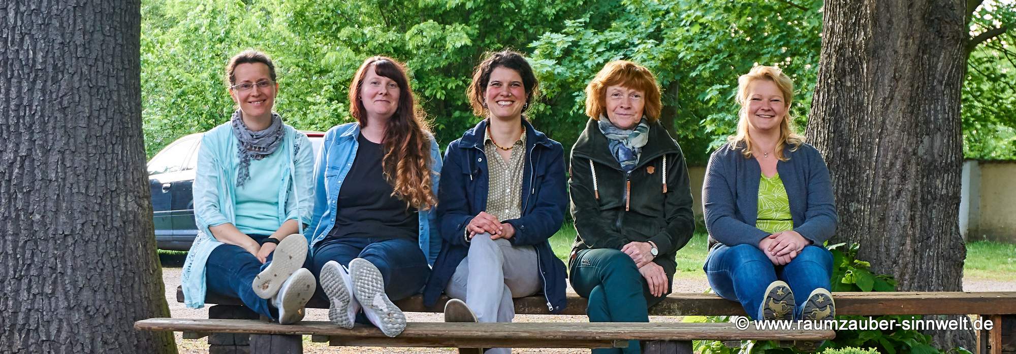 Team Raumzauber-Sinnwelt: Freude an Blumen und Pflanzen und Spaß bei der Arbeit