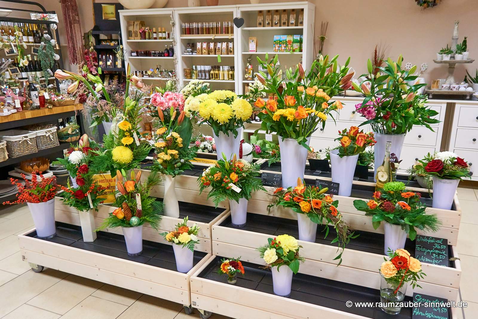 Täglich frische Schnittblumen in Ihrer Raumzauber-Sinnwelt