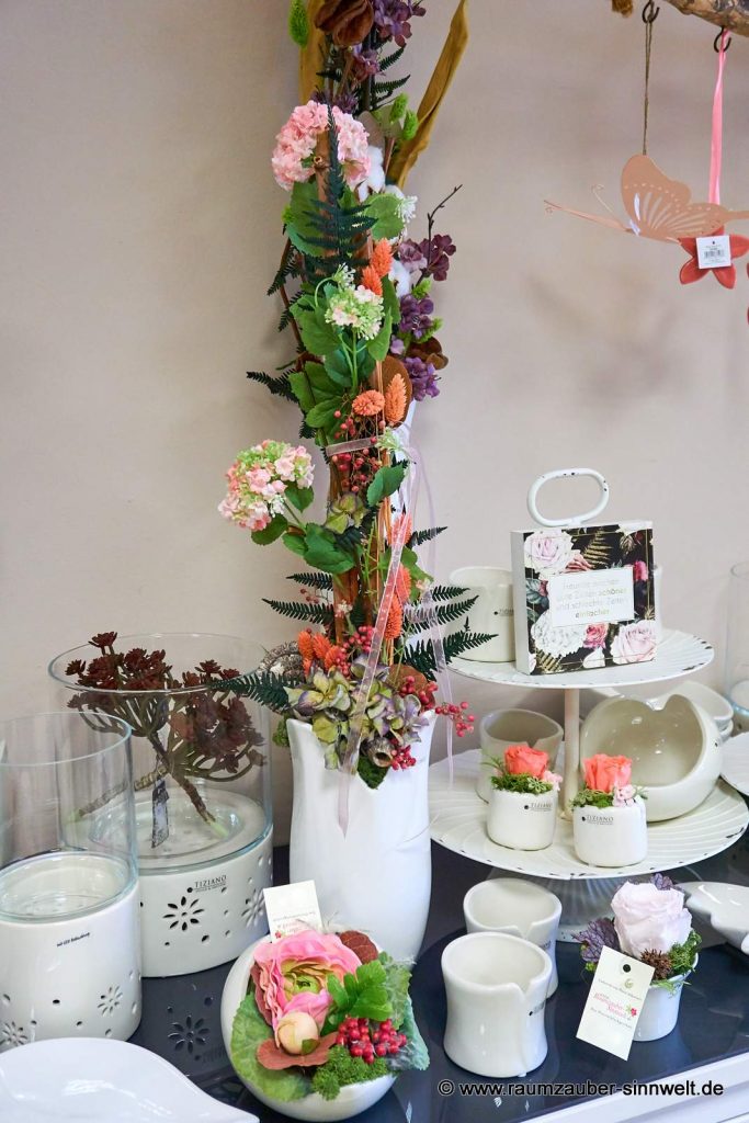 Seidenblumendekoration in Bodenvase Florenta von VALENTINO