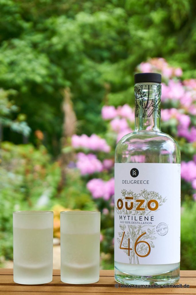 Echter, in Meerwasser gewaschener Ouzo
