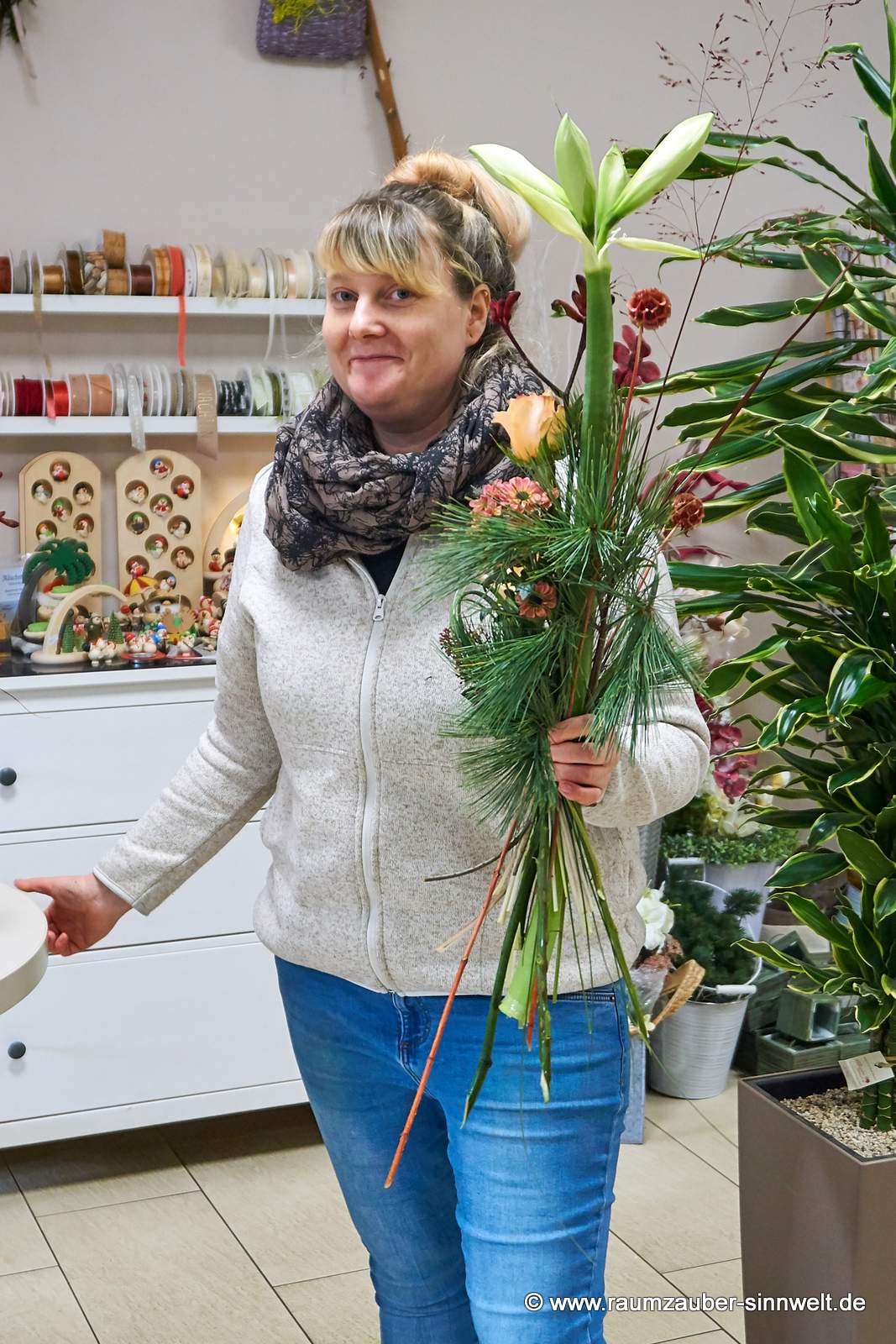 Team Raumzauber-Sinnwelt: Freude an Blumen und Pflanzen und Spaß bei der Arbeit