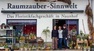 Team Raumzauber-Sinnwelt: Freude an Blumen und Pflanzen und Spaß bei der Arbeit