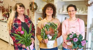 Team Raumzauber-Sinnwelt: Freude an Blumen und Pflanzen und Spaß bei der Arbeit