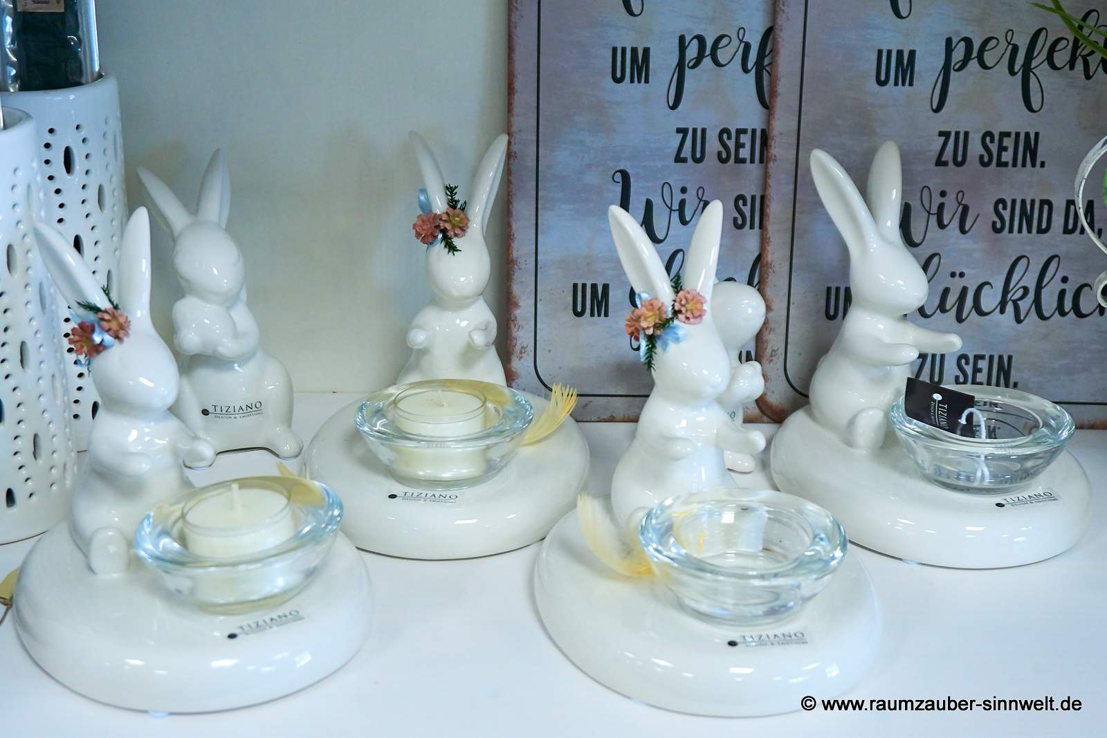 Dekolicht Fabrio von Tiziano österlich dekoriert